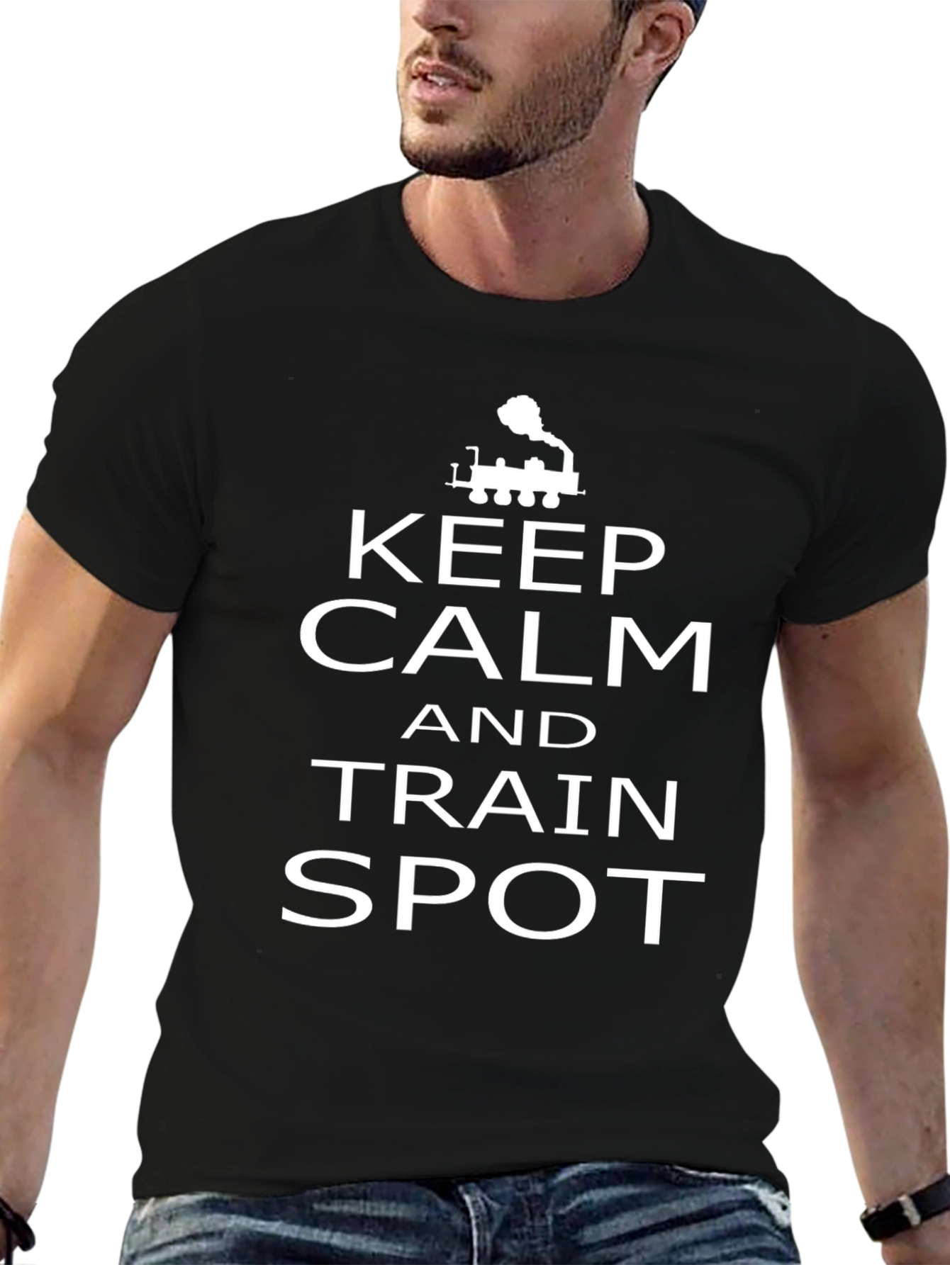 Keep Calm Train Spot T-Shirt