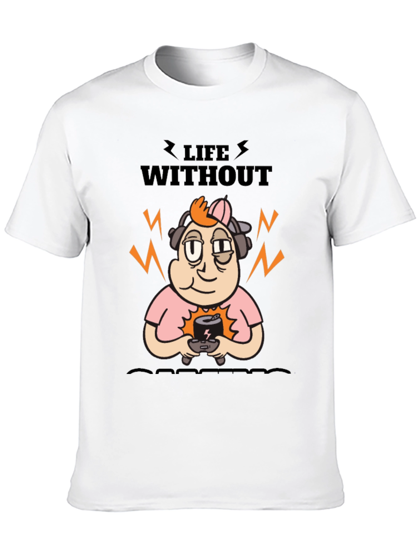 Life Without Gaming T-Shirt - Black