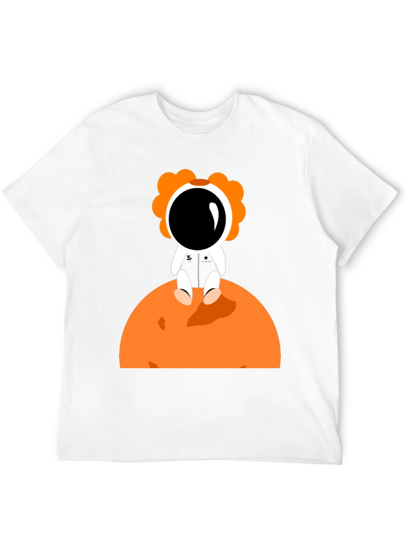 Astronaut Flower T-Shirt - Space Adventure Tee