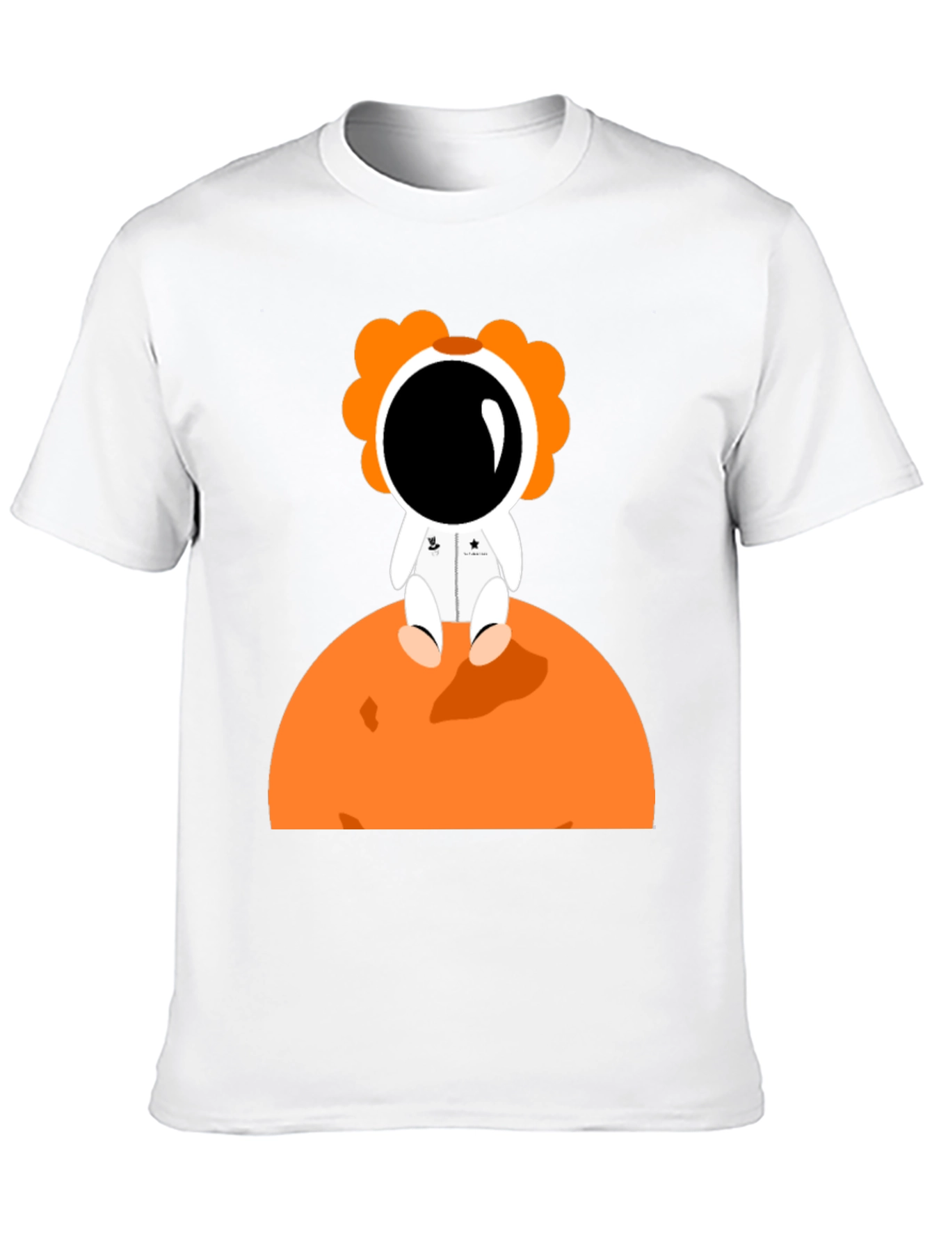 Astronaut Flower T-Shirt - Space Adventure Tee