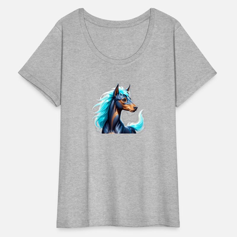 Majestic Kelpie with Blue Mane