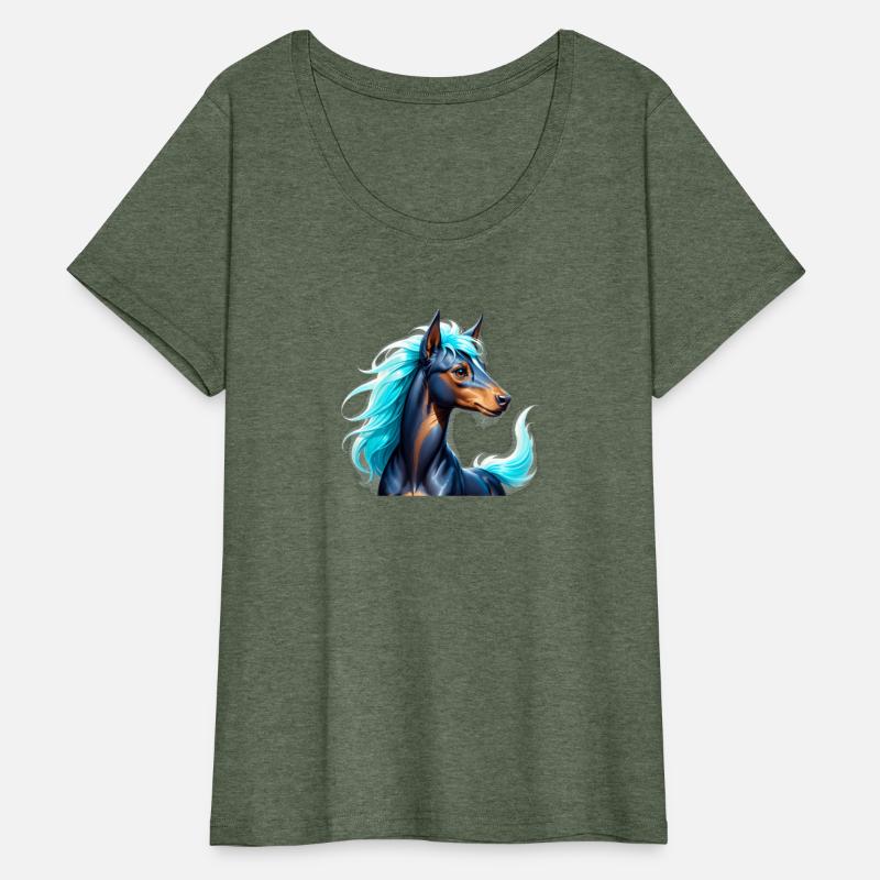 Majestic Kelpie with Blue Mane