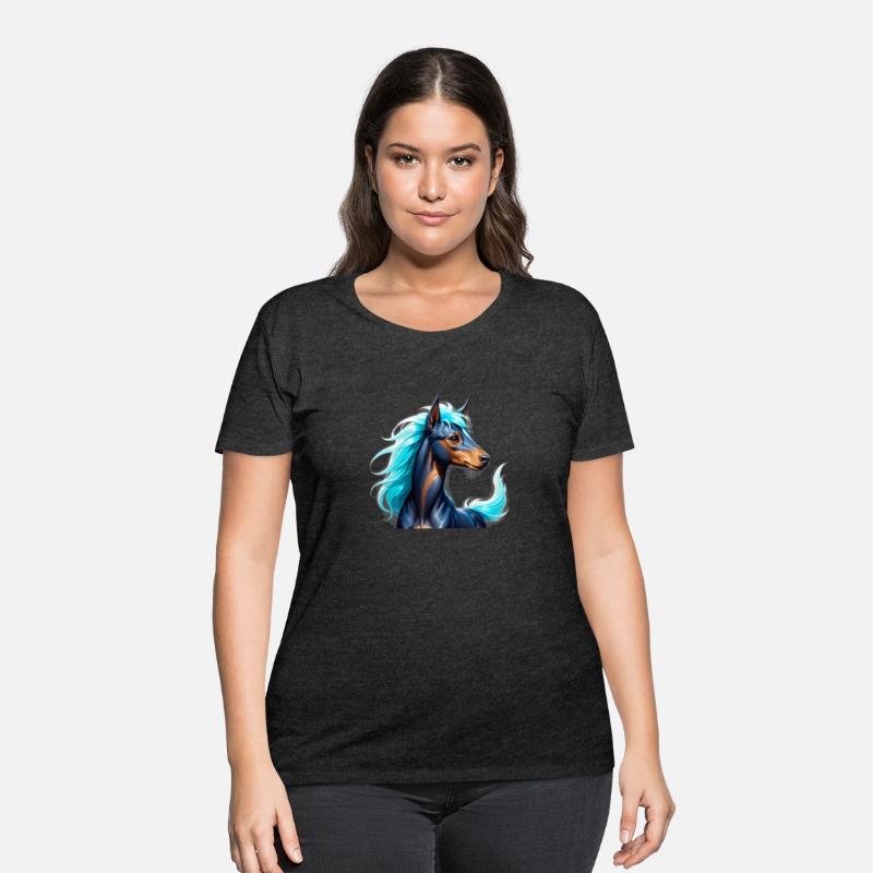 Majestic Kelpie with Blue Mane