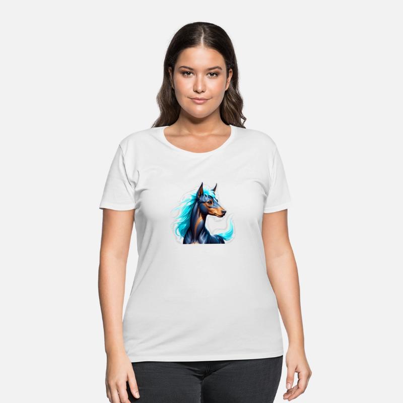 Majestic Kelpie with Blue Mane