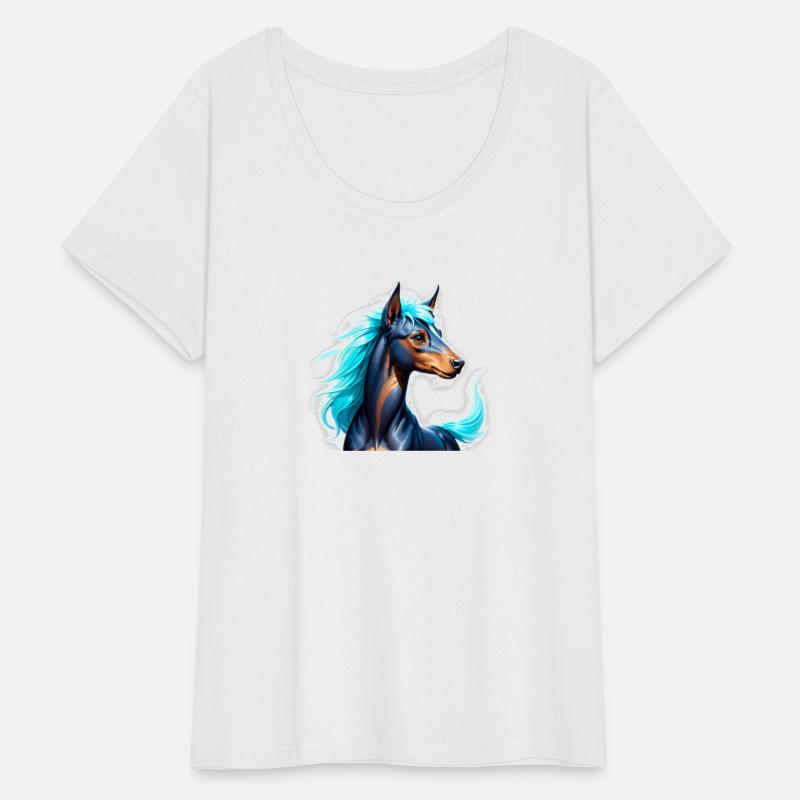 Majestic Kelpie with Blue Mane