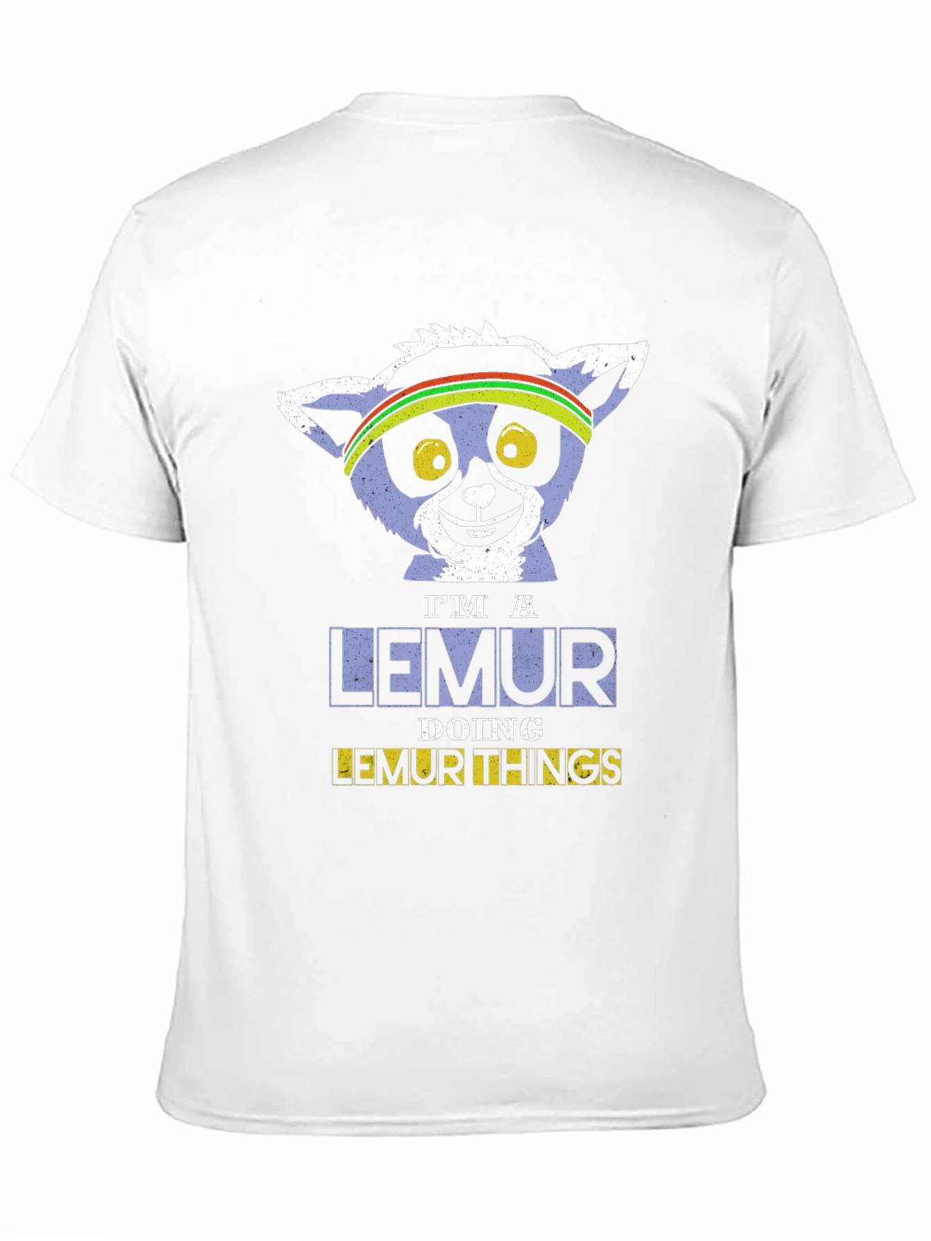 Im A Lemur Doing Lemur Things Black T-Shirt