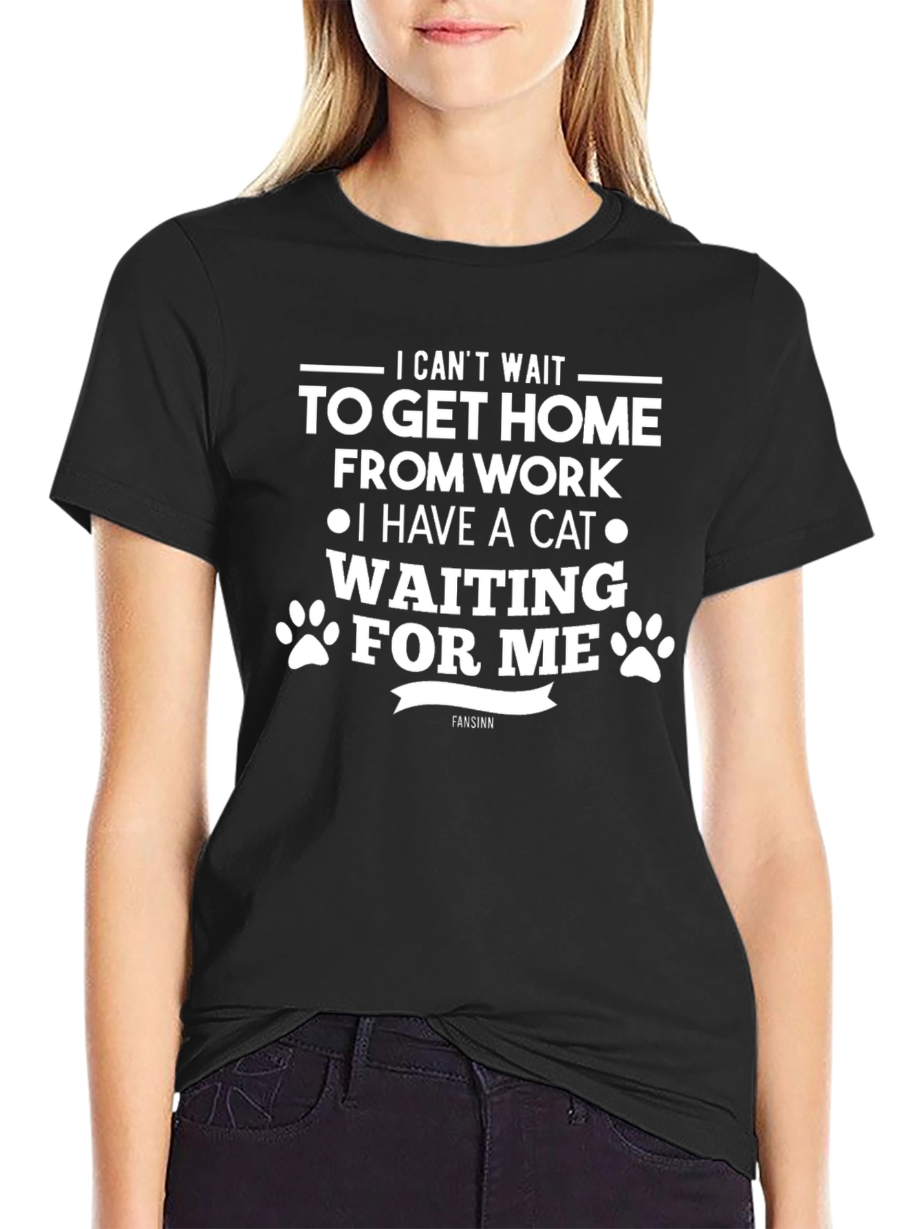Cat Lover T-Shirt: I Cant Wait to Get Home