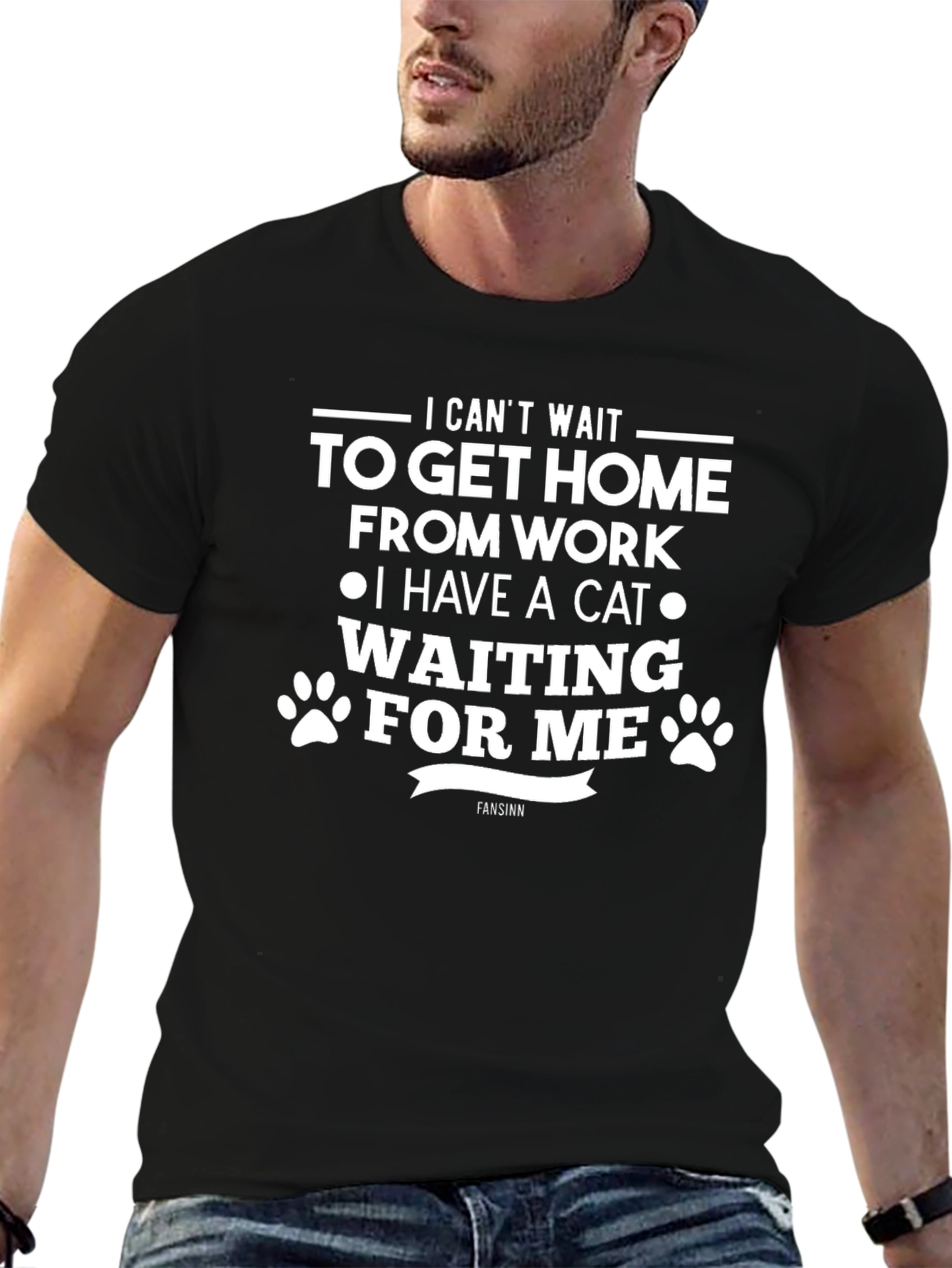 Cat Lover T-Shirt: I Cant Wait to Get Home