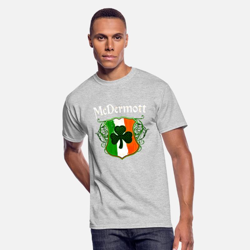 McDermott Irish Surname Ireland Flag Shamrock