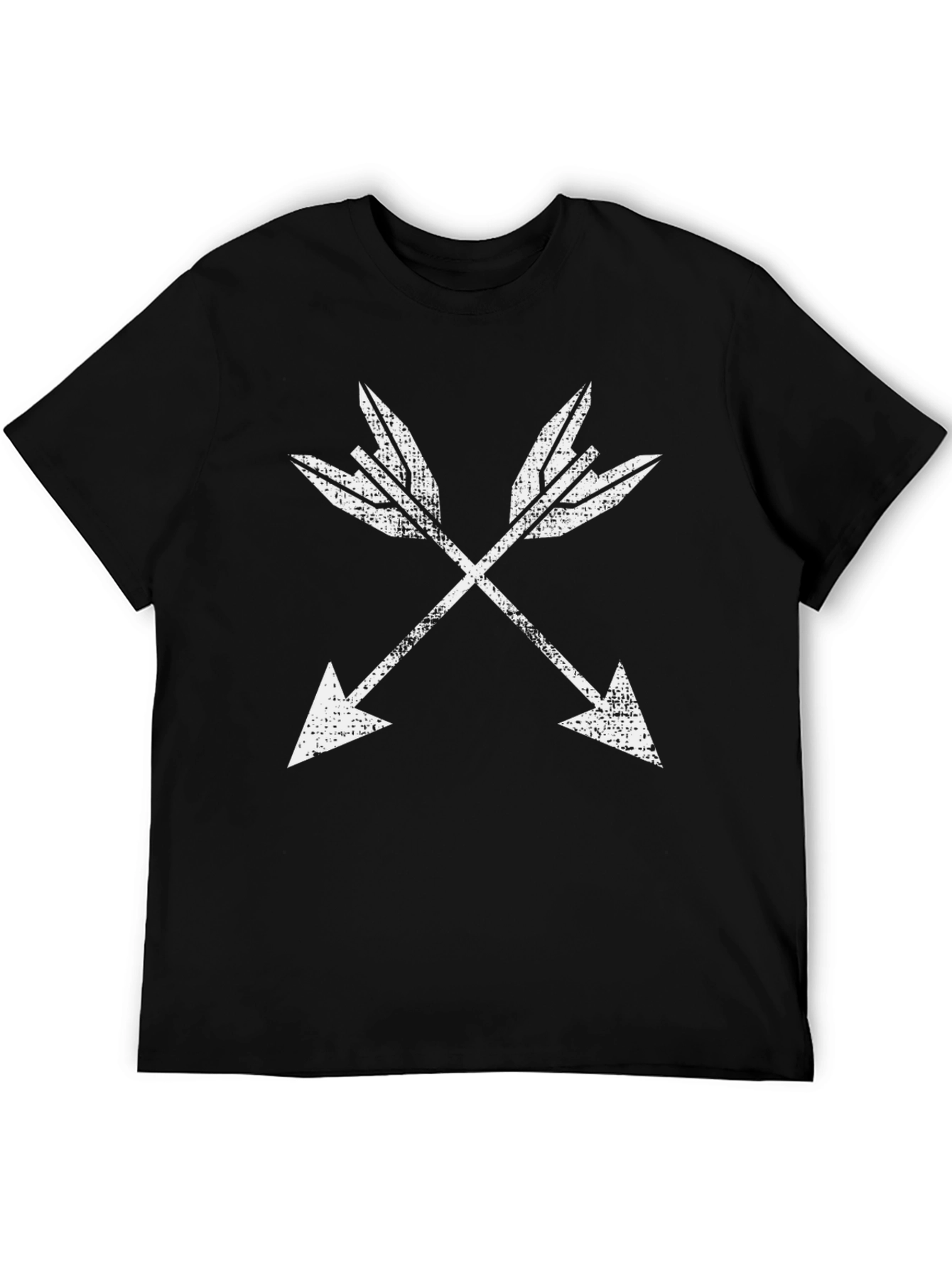 Crossed Arrows Graphic T-Shirt - Black