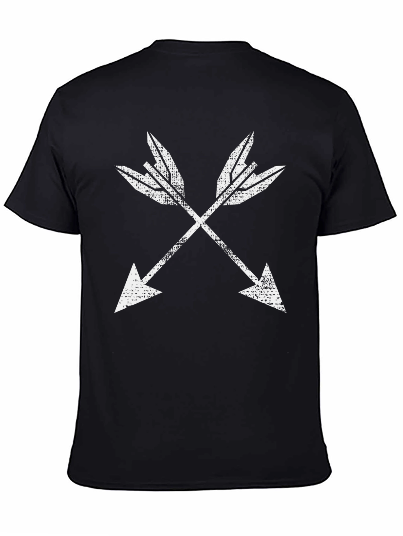Crossed Arrows Graphic T-Shirt - Black