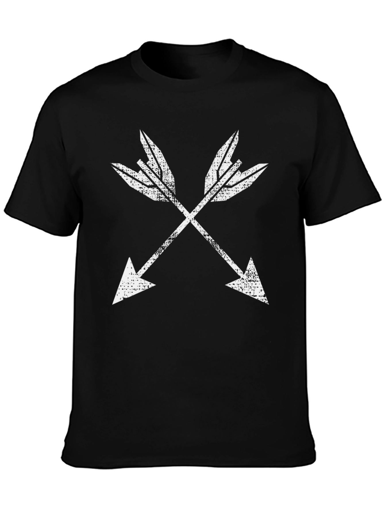 Crossed Arrows Graphic T-Shirt - Black