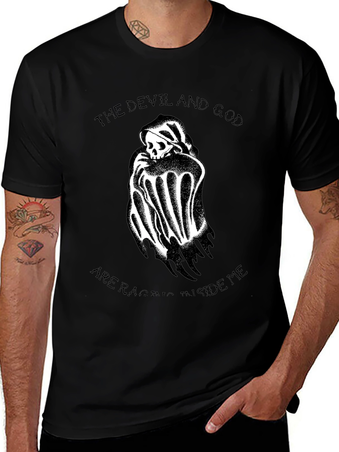 The Devil and God Inside Me Graphic Tee