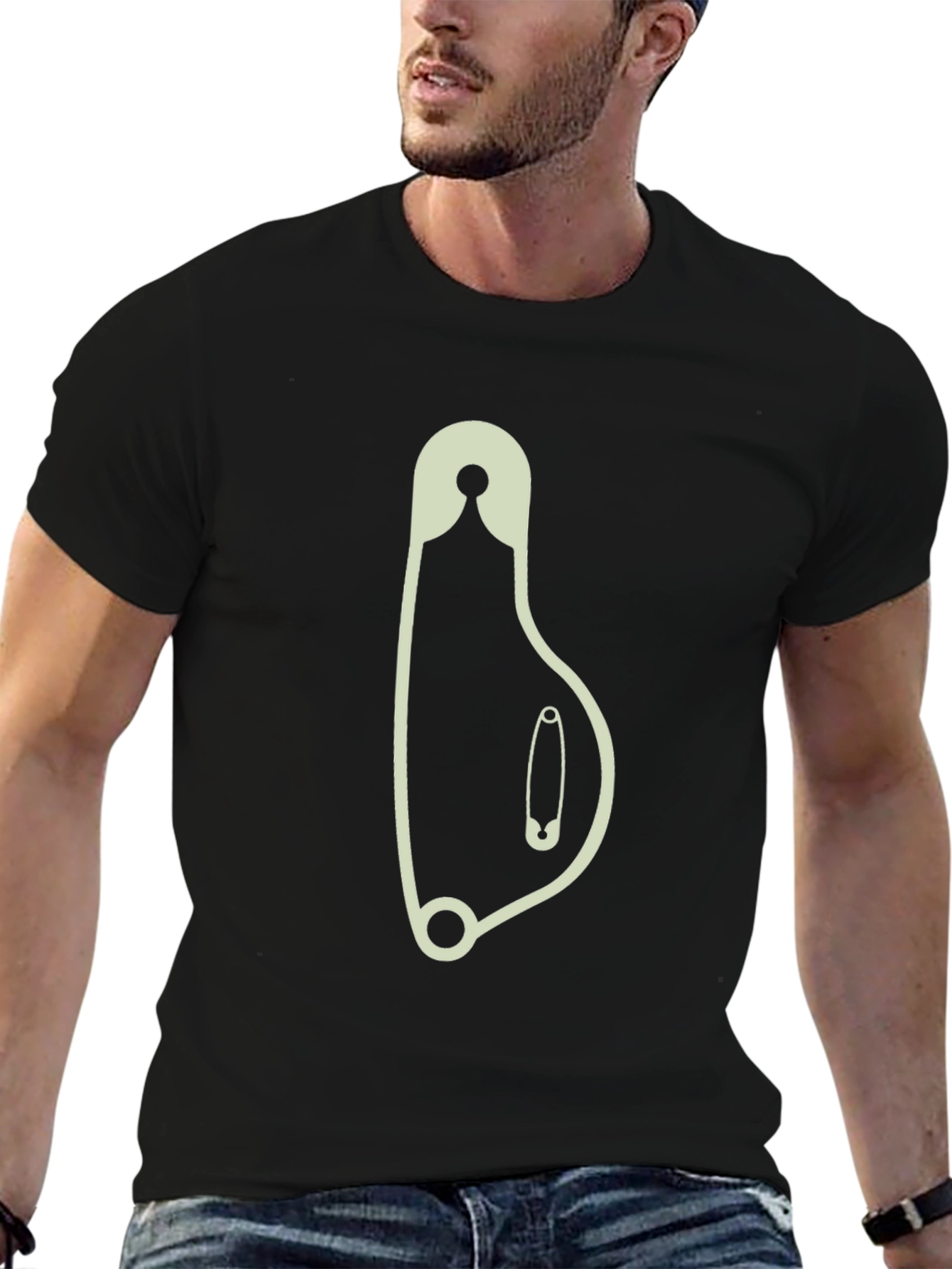 Safety Pin Pregnancy Announcement T-Shirt
