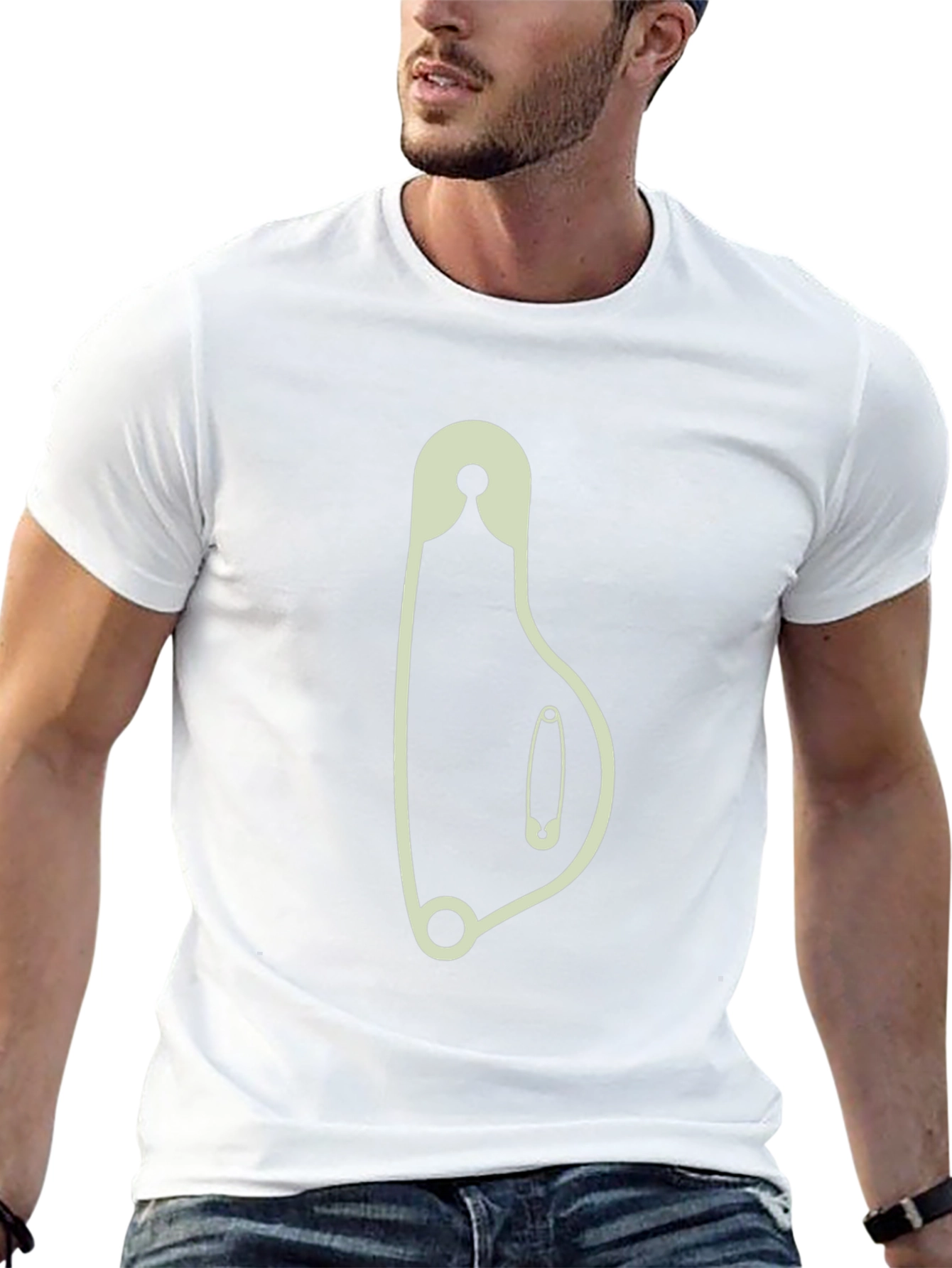 Safety Pin Pregnancy Announcement T-Shirt