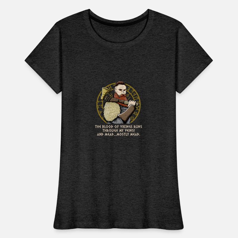 Mead Runs Through My Veins Funny Odin Humor Norse