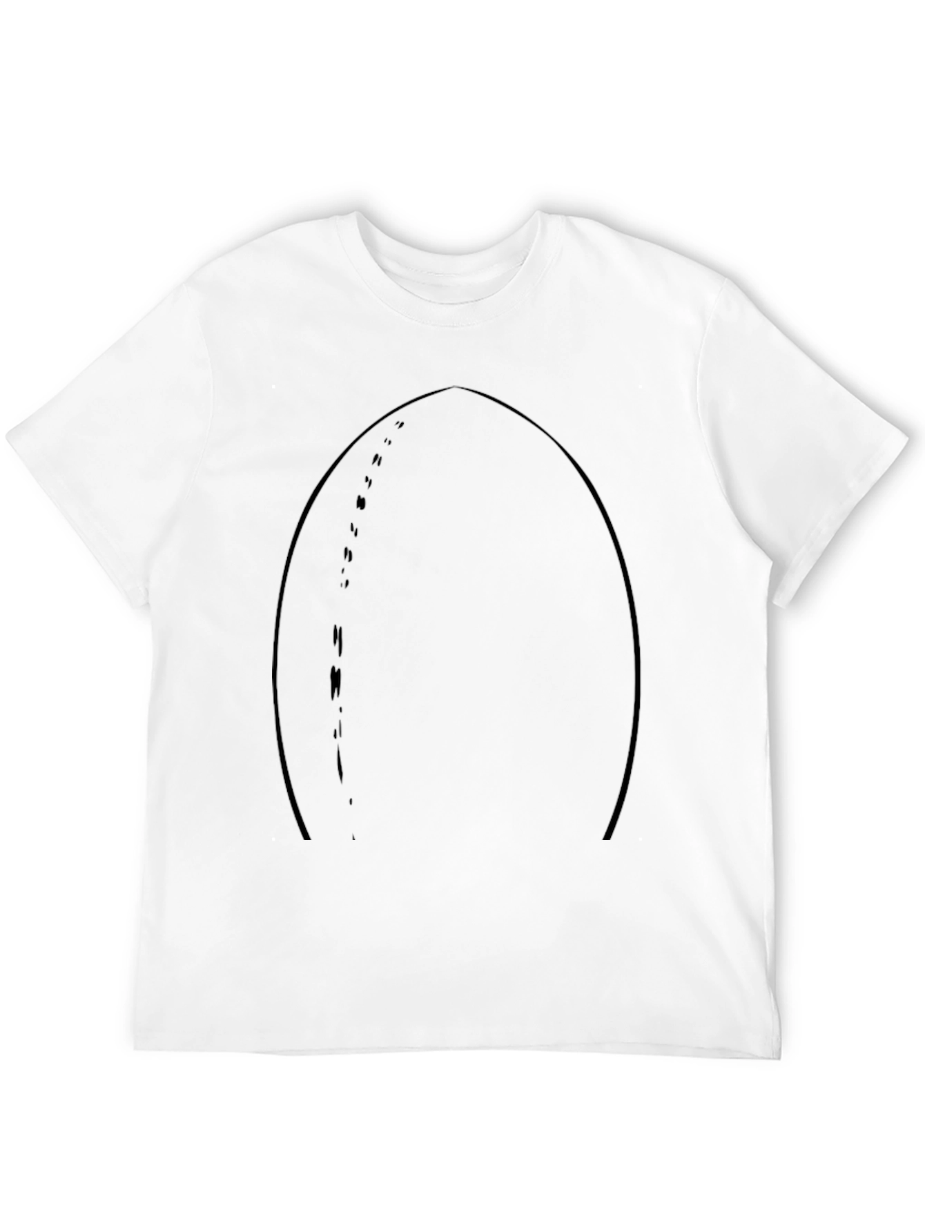 Mens Black Graphic Tee - Modern Style