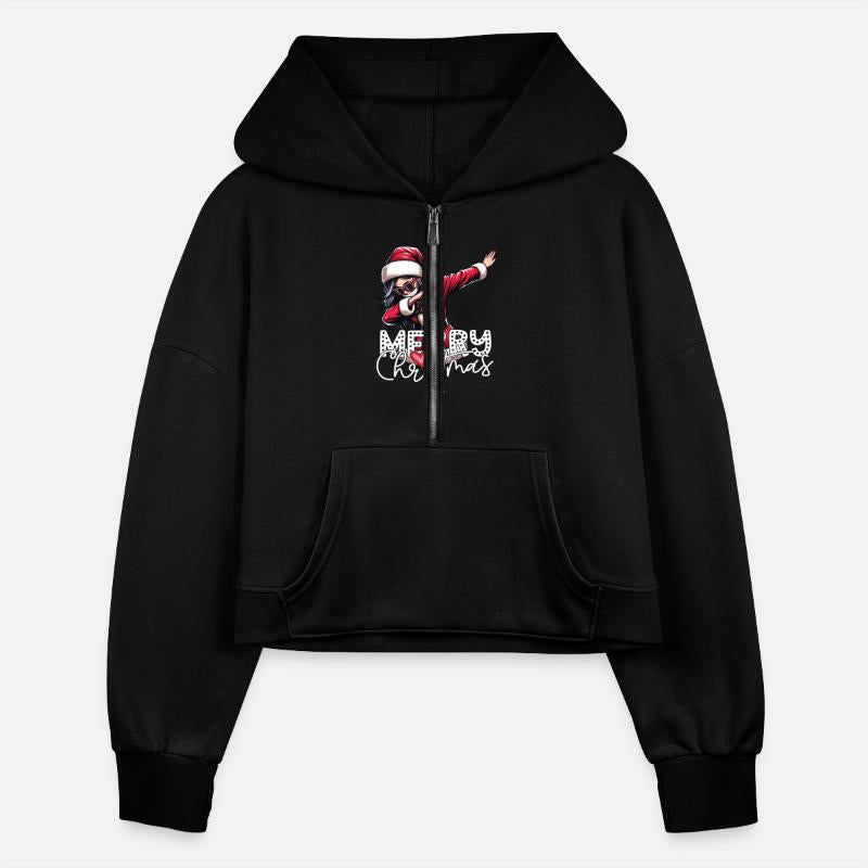 Merry Christmas Stylish Dabbing Woman Girl with