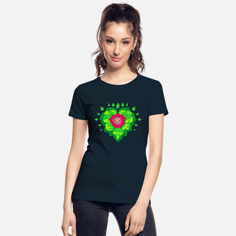 Metta heart flower blooming