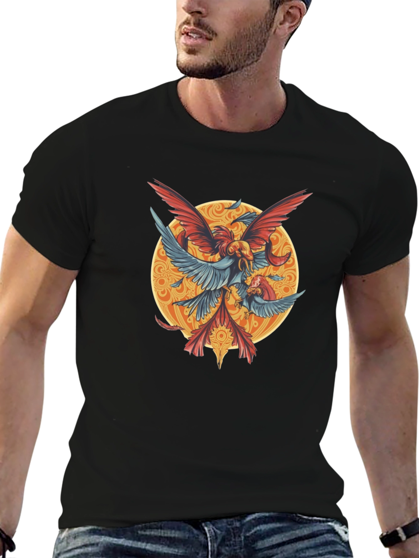 Phoenix Graphic Print T-Shirt