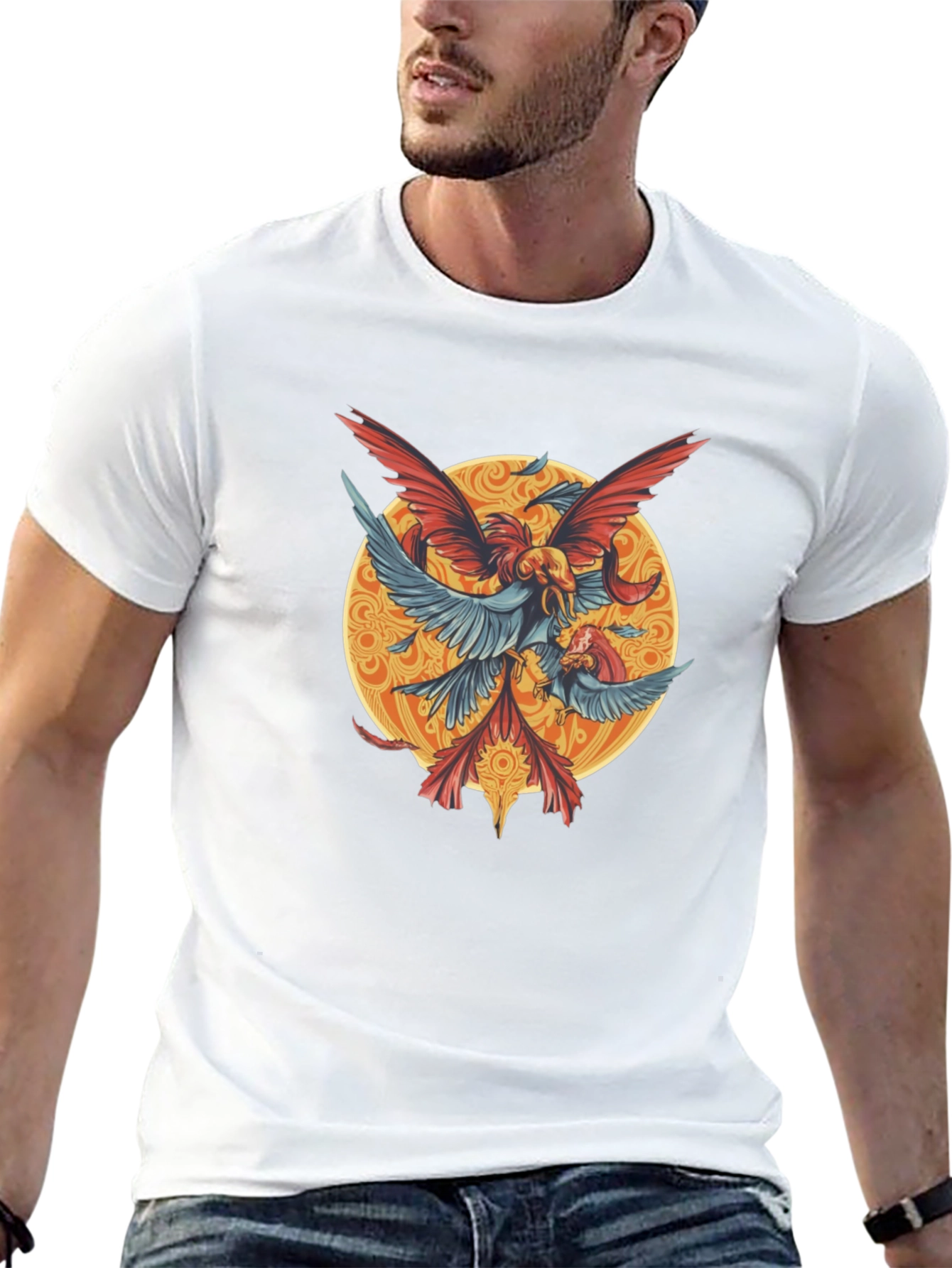 Phoenix Graphic Print T-Shirt