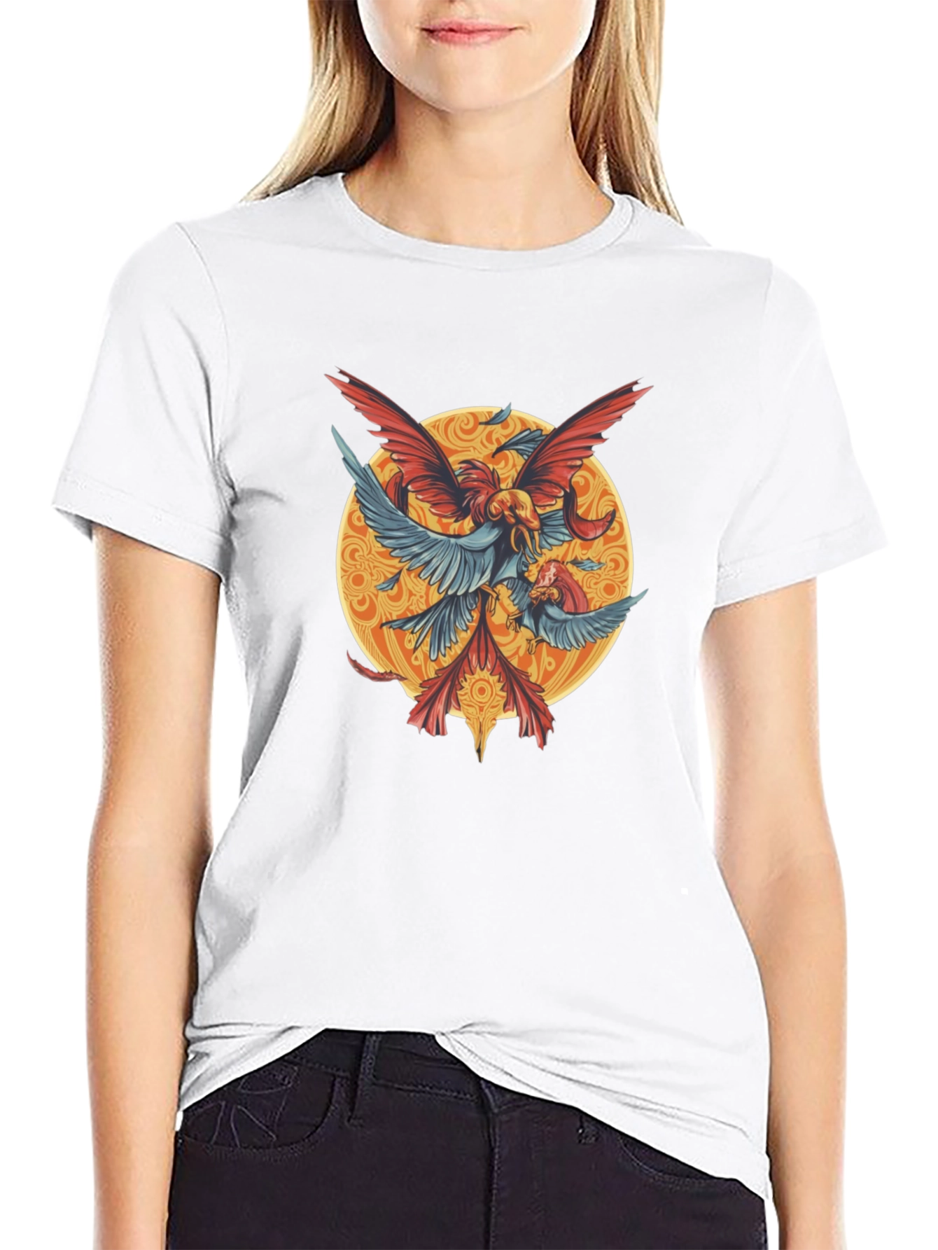 Phoenix Graphic Print T-Shirt