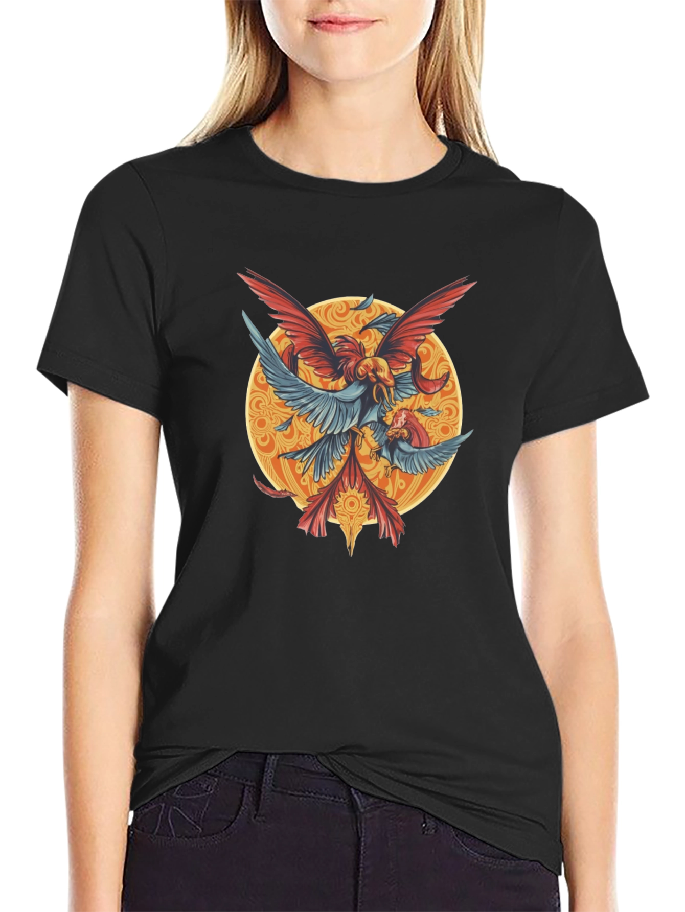 Phoenix Graphic Print T-Shirt