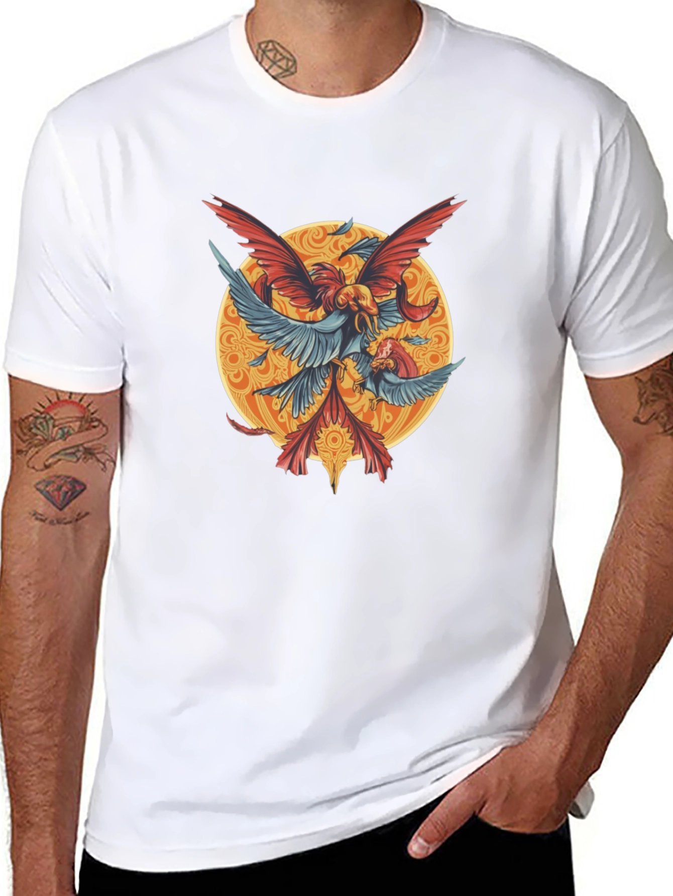 Phoenix Graphic Print T-Shirt
