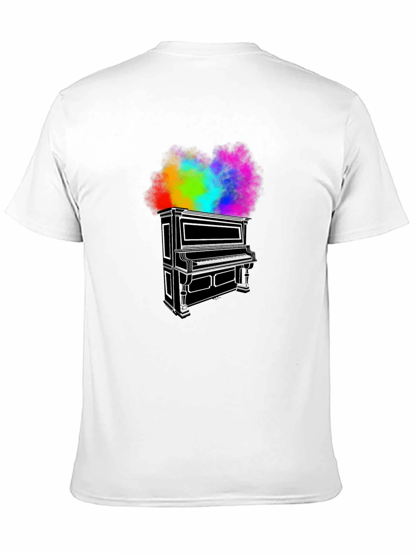 Piano Rainbow T-Shirt - Music Inspired Tee
