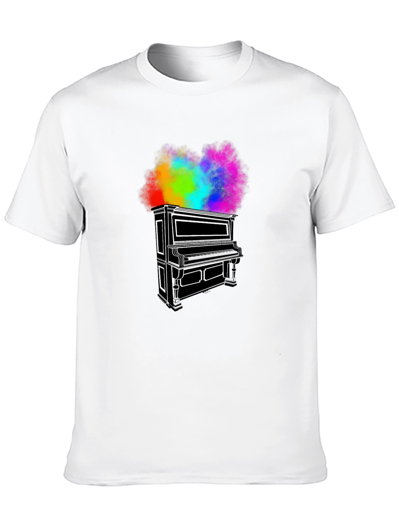 Piano Rainbow T-Shirt - Music Inspired Tee