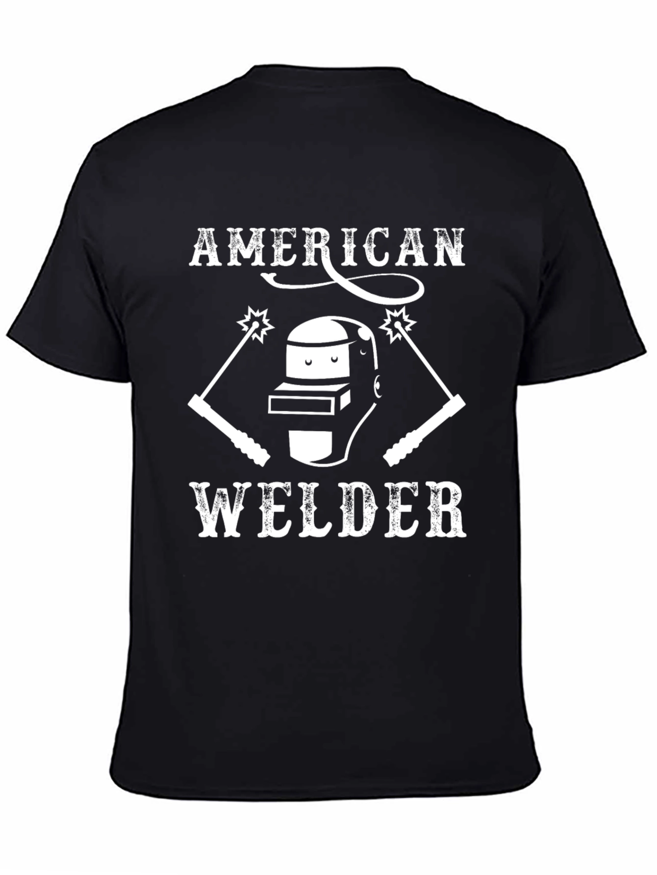 American Welder Graphic T-Shirt - Black