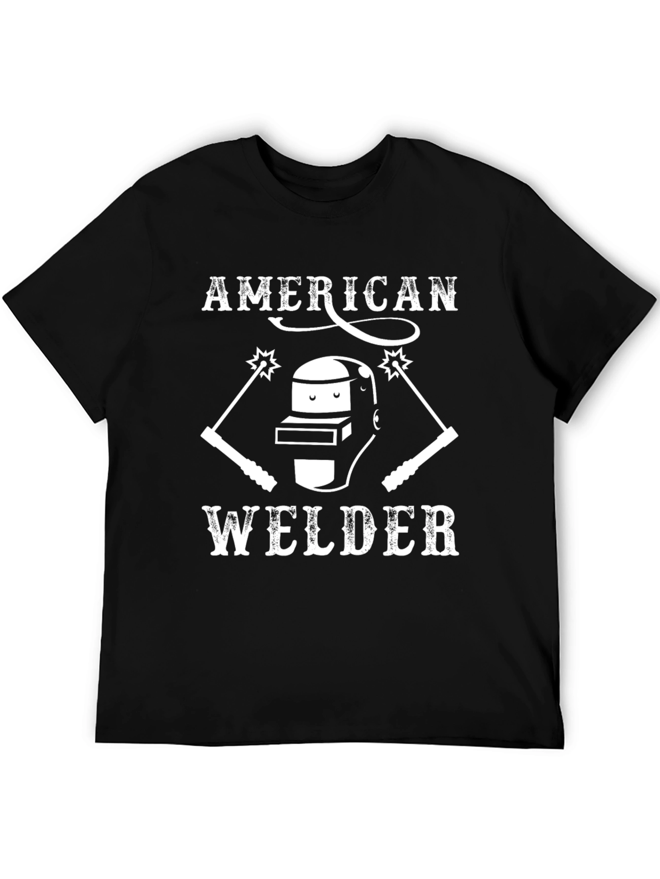 American Welder Graphic T-Shirt - Black