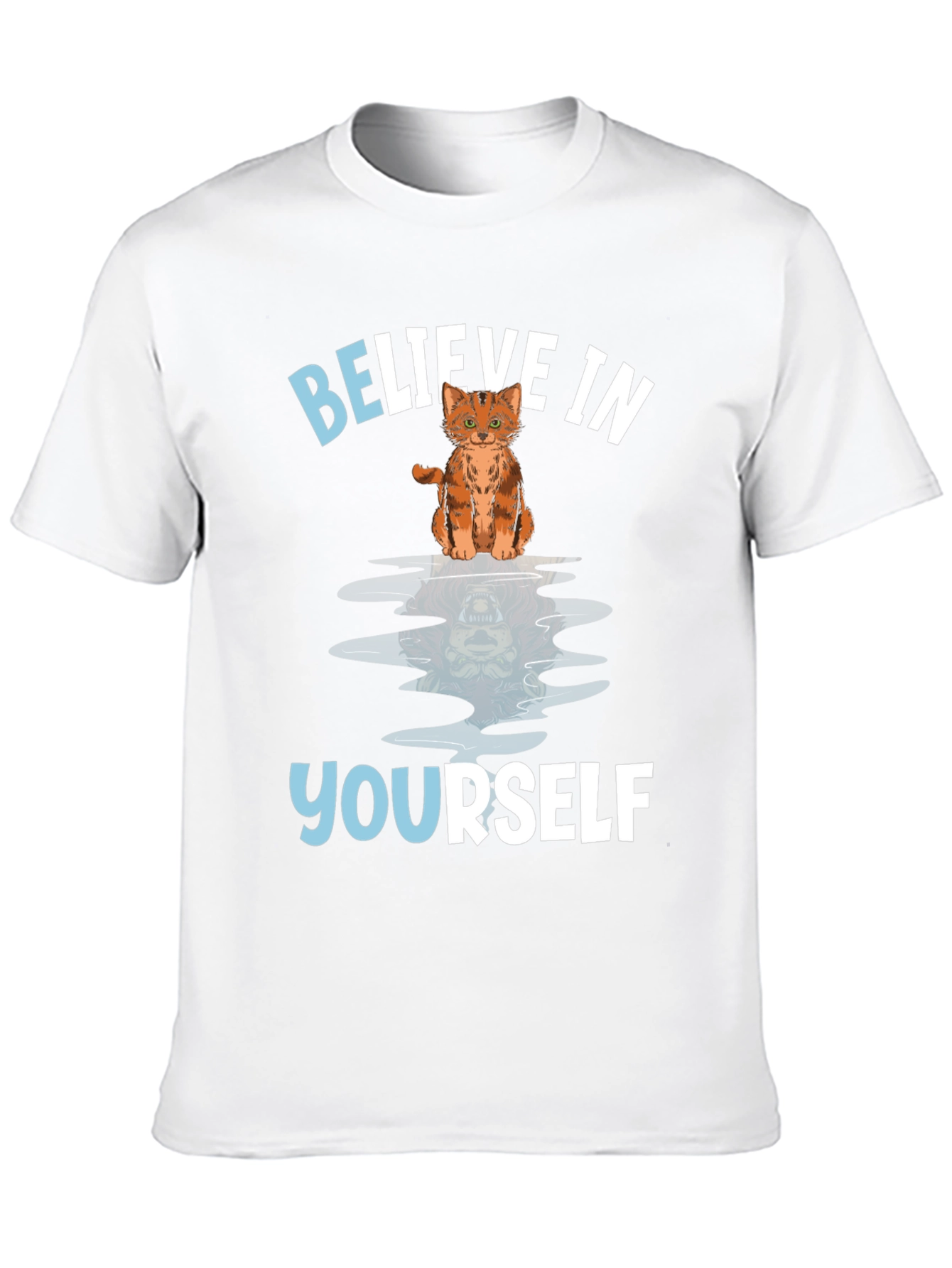 Believe In Yourself Cat Graphic Tee