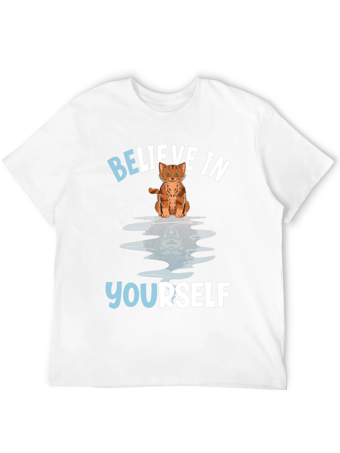 Believe In Yourself Cat Graphic Tee