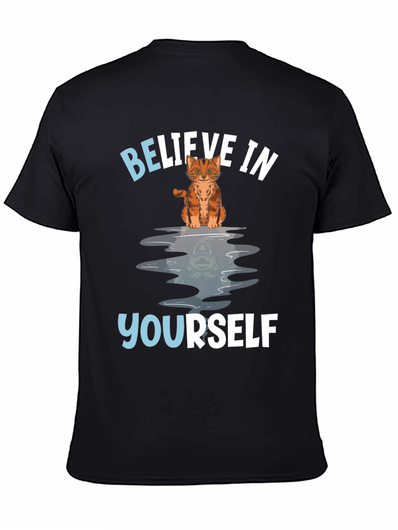 Believe In Yourself Cat Graphic Tee