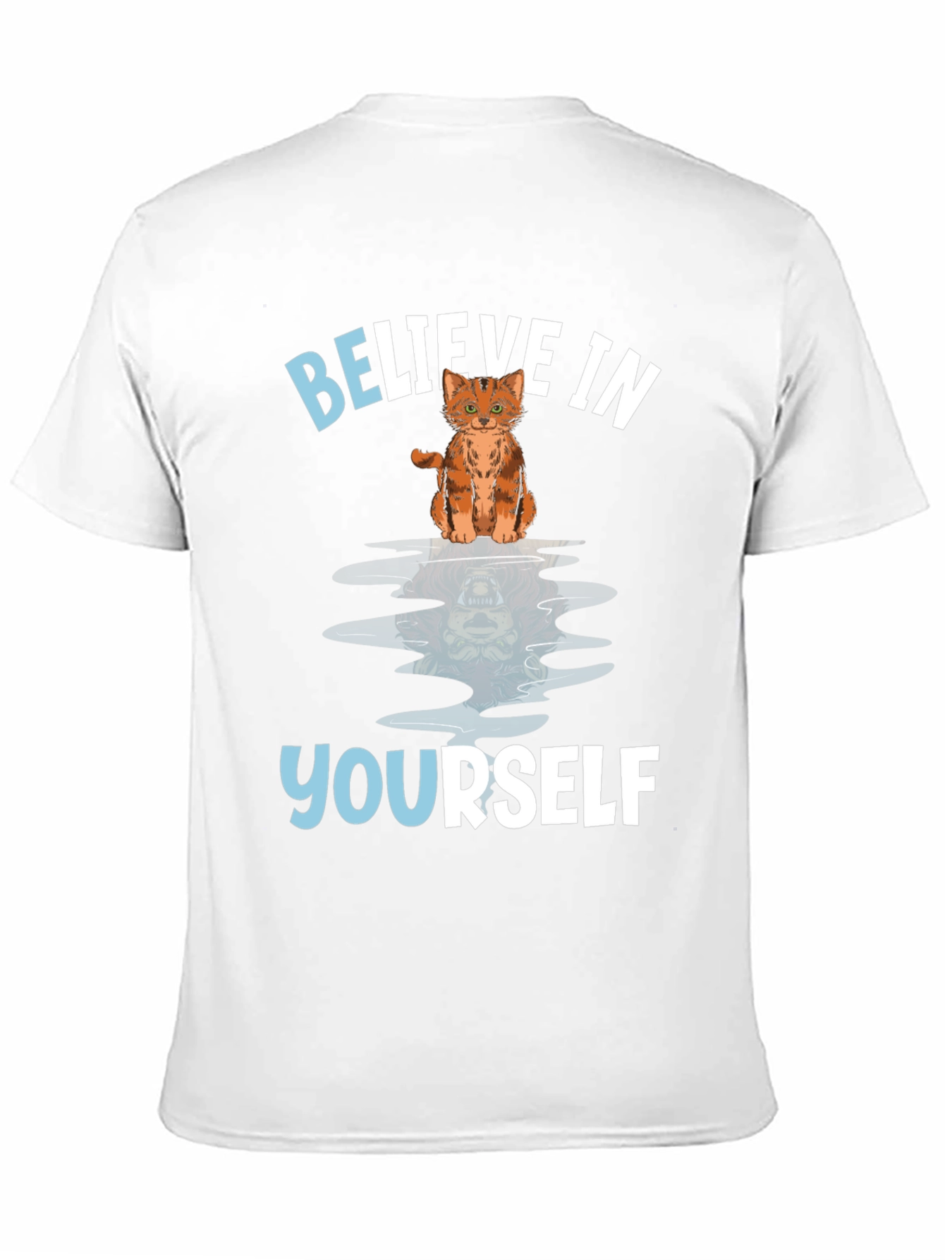 Believe In Yourself Cat Graphic Tee