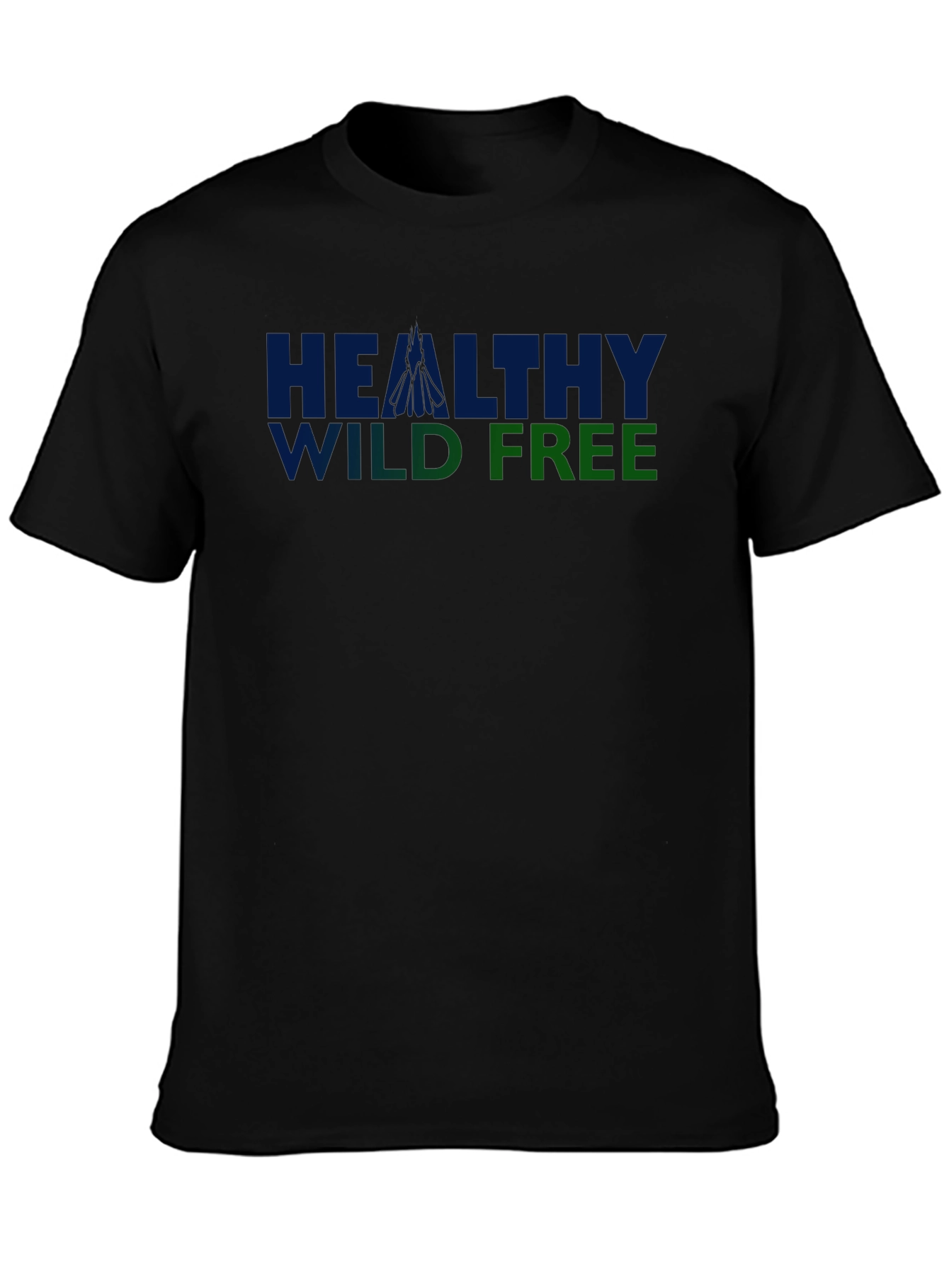 Healthy Wild Free Graphic Tee - Casual Comfort