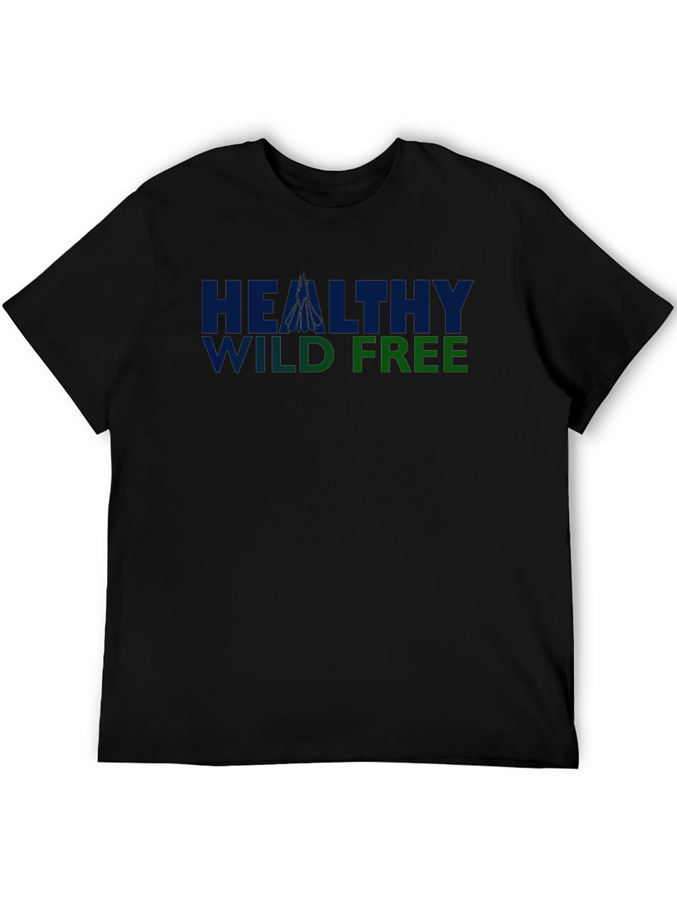 Healthy Wild Free Graphic Tee - Casual Comfort
