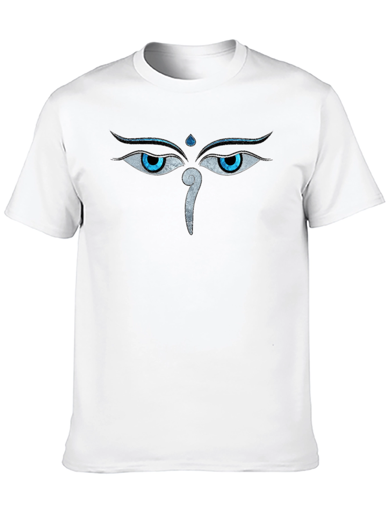 Mystic Eyes Graphic Tee - Black Cotton T-Shirt