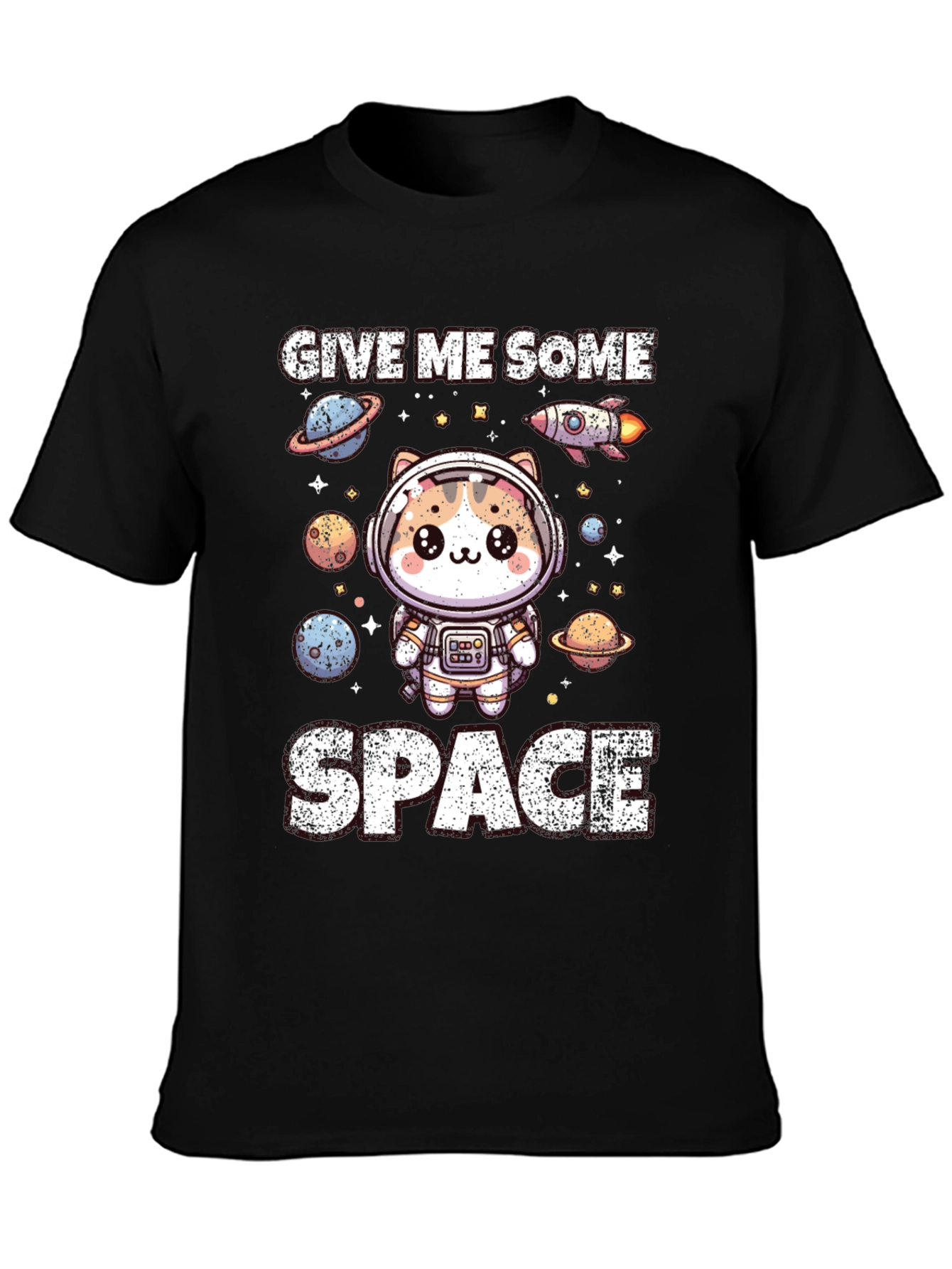 Give Me Some Space Cat Astronaut T-Shirt
