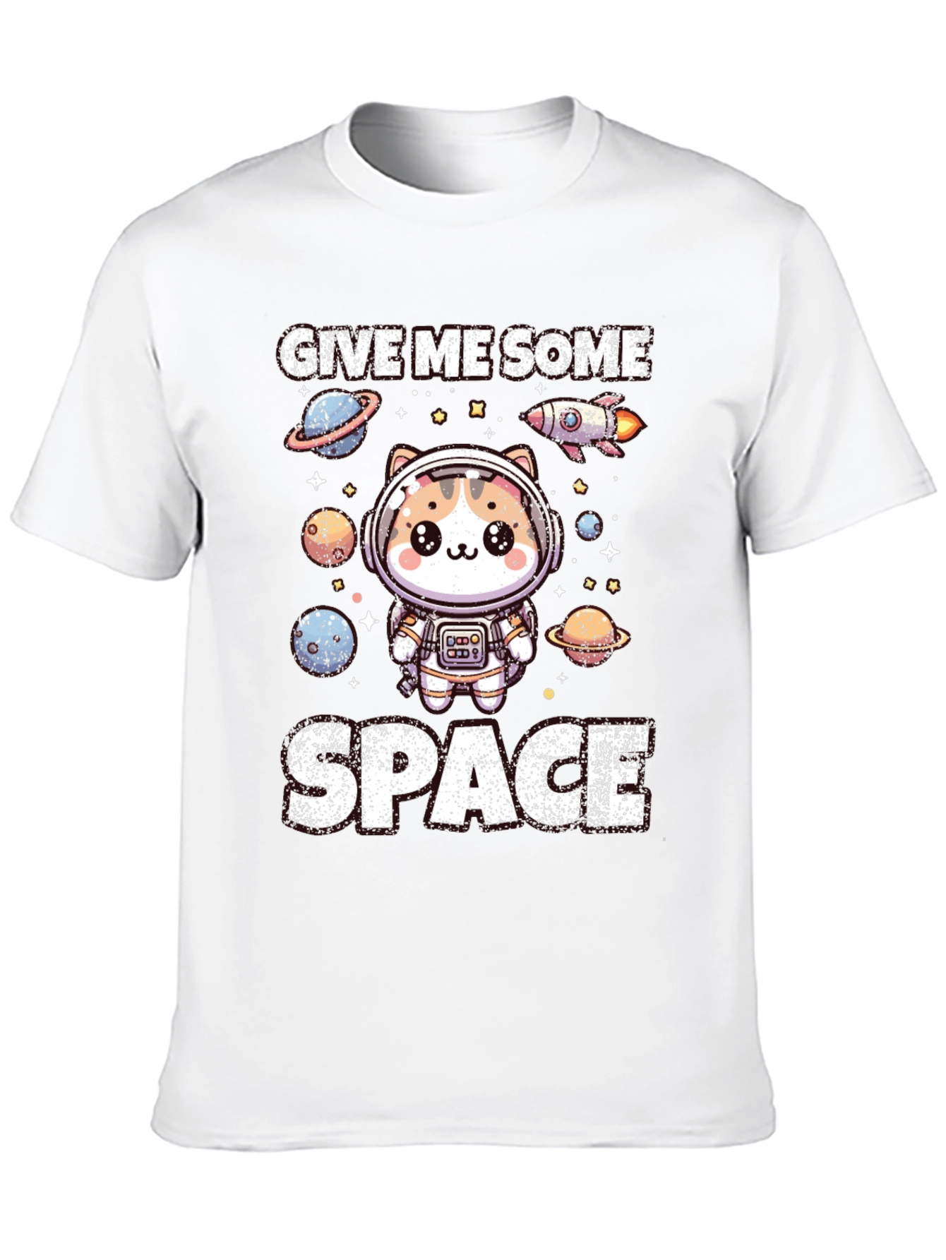 Give Me Some Space Cat Astronaut T-Shirt