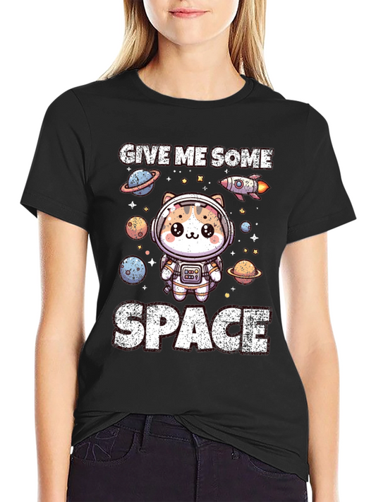 Give Me Some Space Cat Astronaut T-Shirt