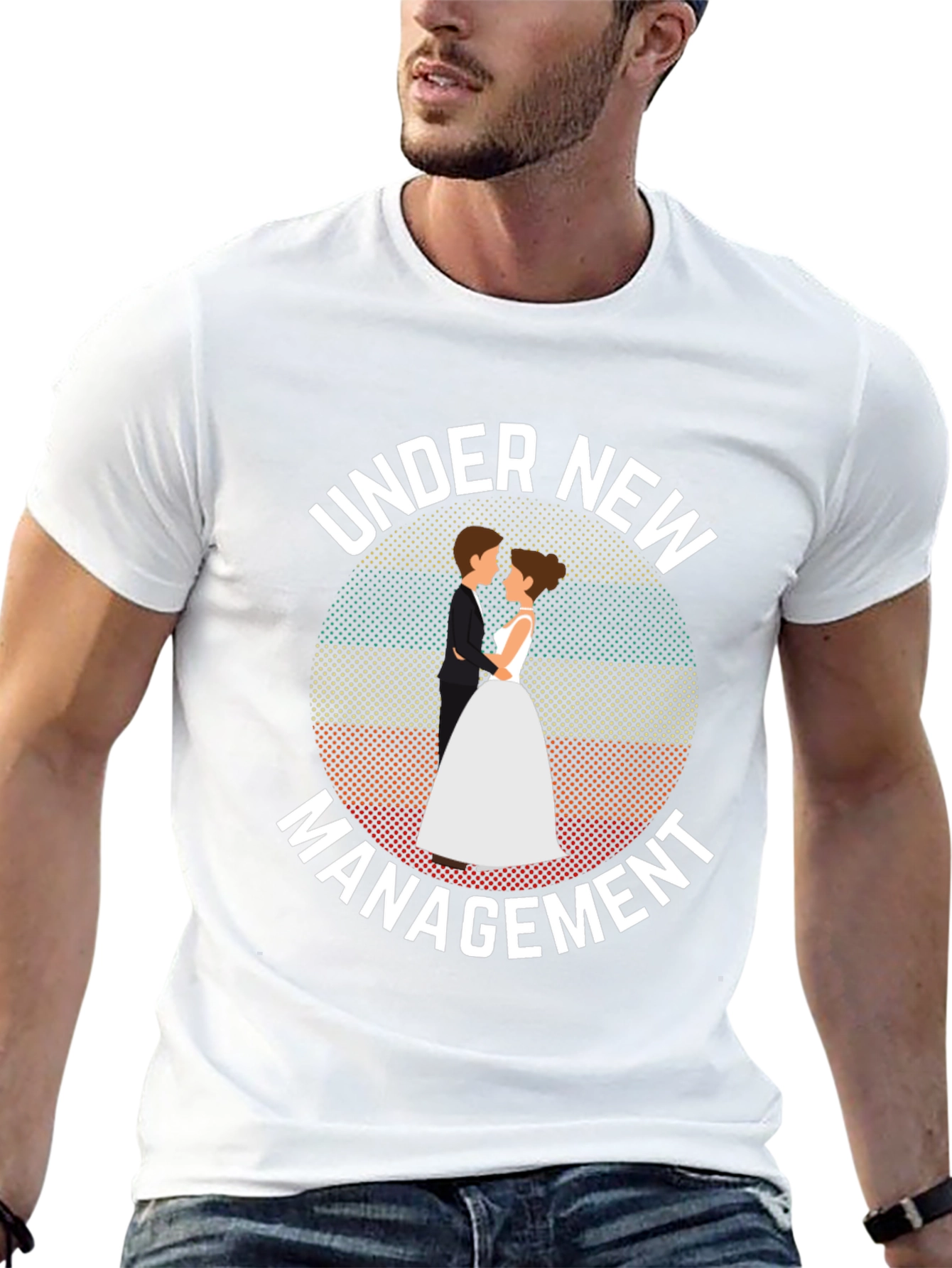 Under New Management T-Shirt - Wedding Humor Tee