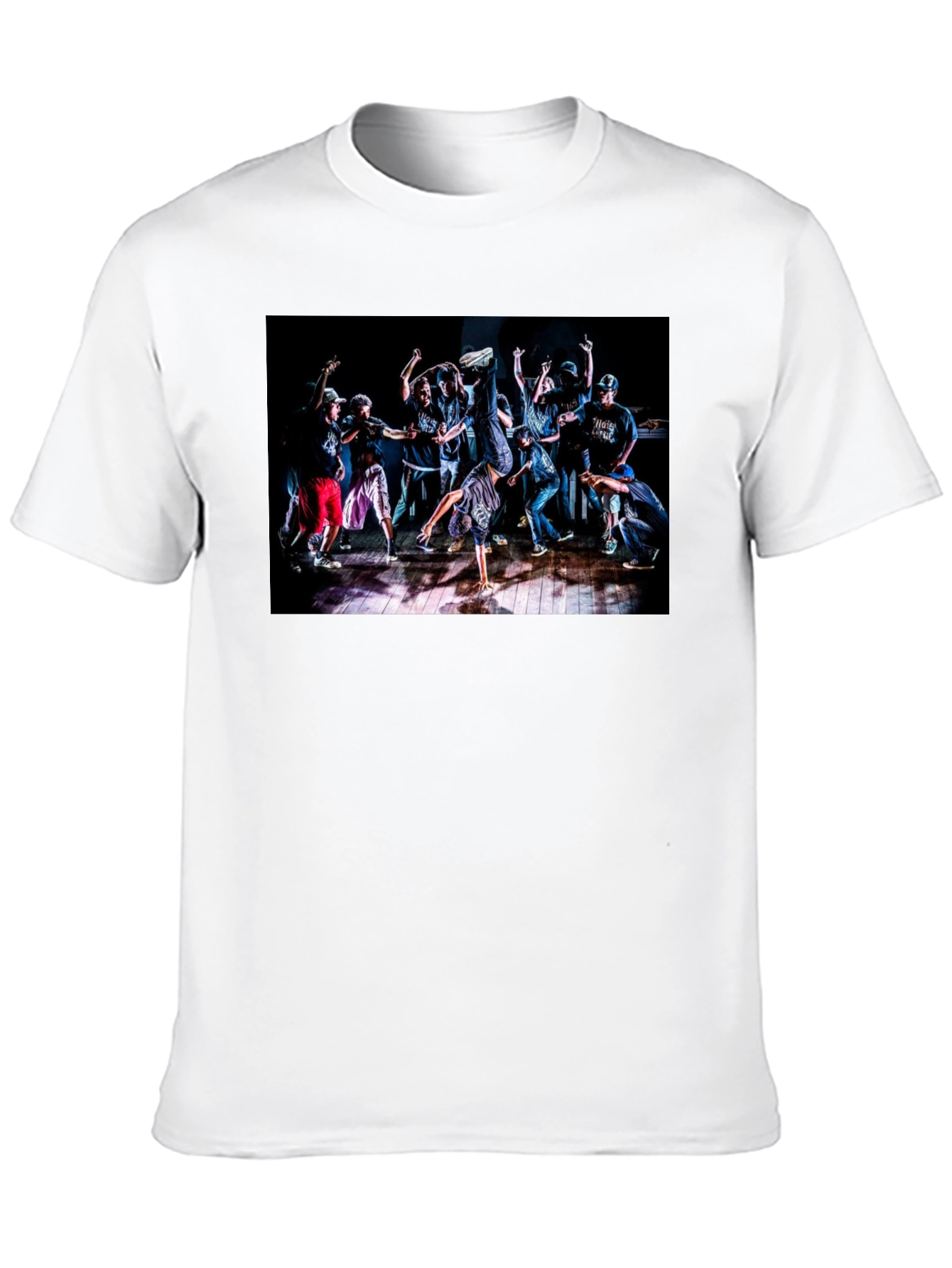 Dance Crew Graphic Tee - Black