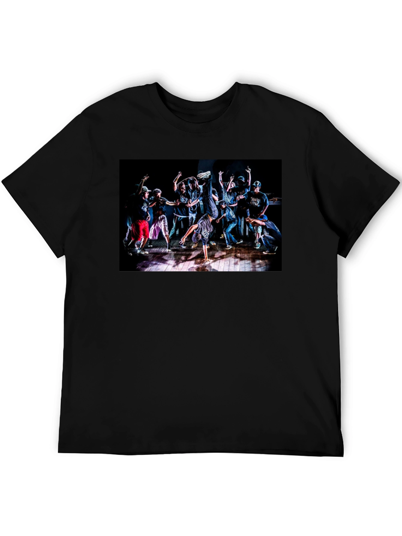 Dance Crew Graphic Tee - Black