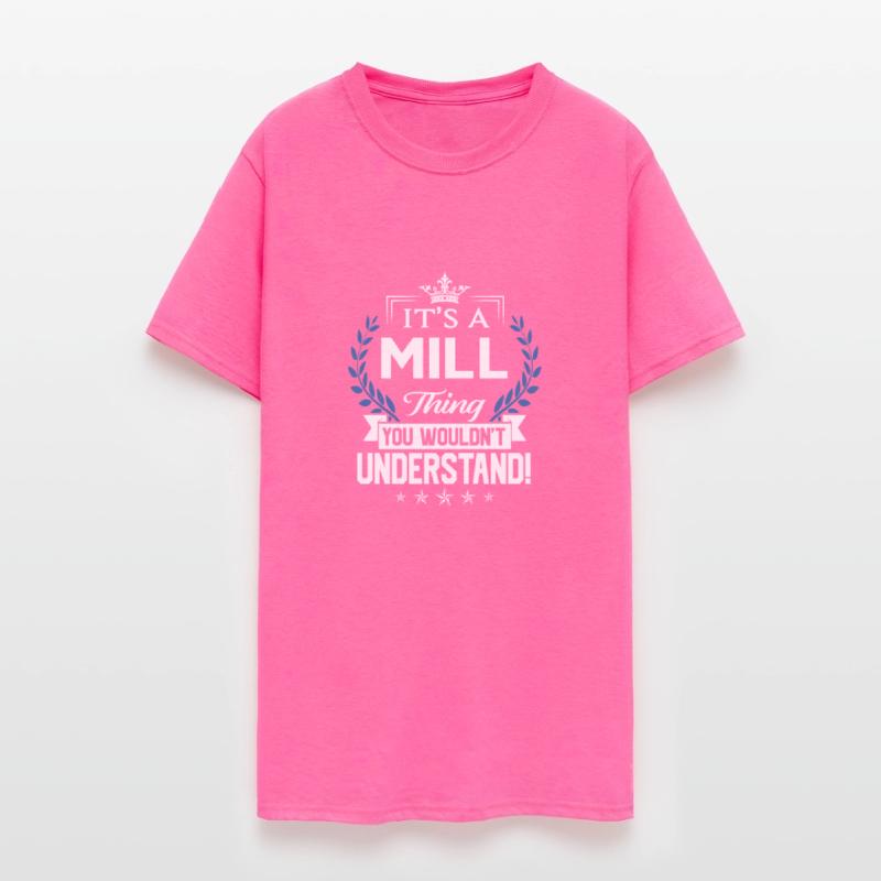 Mill Name T Shirt - Mill Things Name 2 Gift Item T