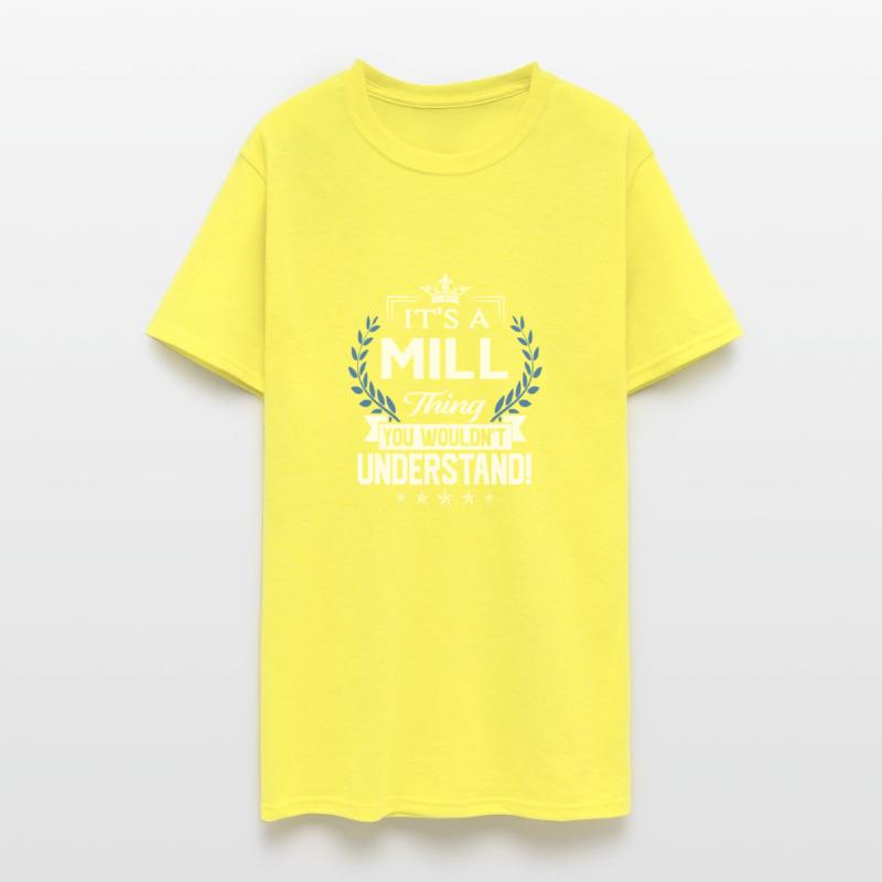 Mill Name T Shirt - Mill Things Name 2 Gift Item T