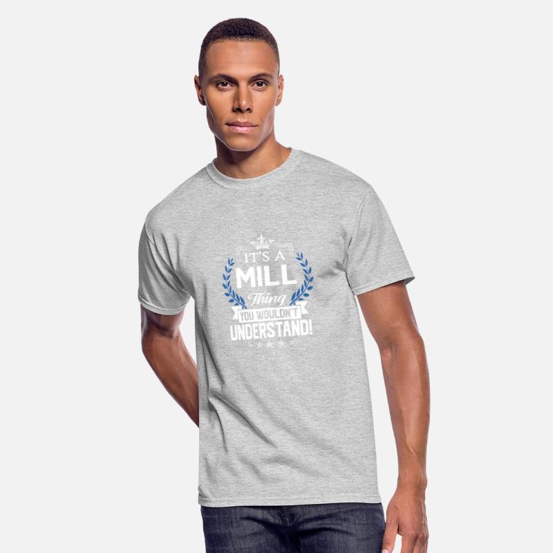Mill Name T Shirt - Mill Things Name 2 Gift Item T