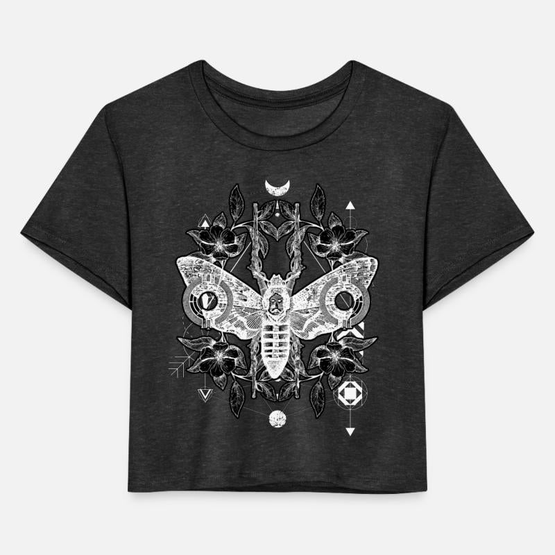 Minimalist Moth Insect Gothic Wicca Pagan Witch Ae