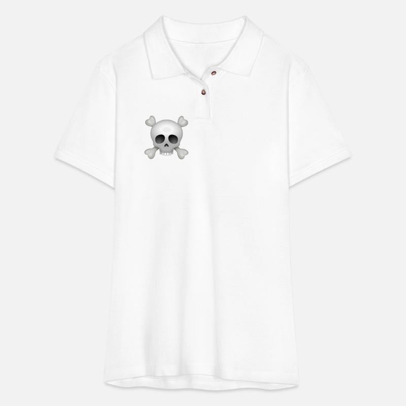 Minimalist Skull with Crossbones Design
